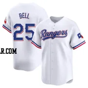 Buddy Bell Youth Texas Rangers White Limited Home Jersey