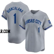 Buddy Biancalana Men's Kansas City Royals Gray Limited Away Jersey