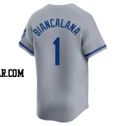 Buddy Biancalana Men's Kansas City Royals Gray Limited Away Jersey