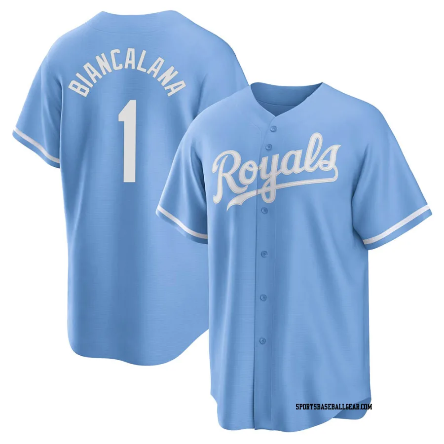 Buddy Biancalana Men's Kansas City Royals Light Blue Replica 2022 Alternate Jersey