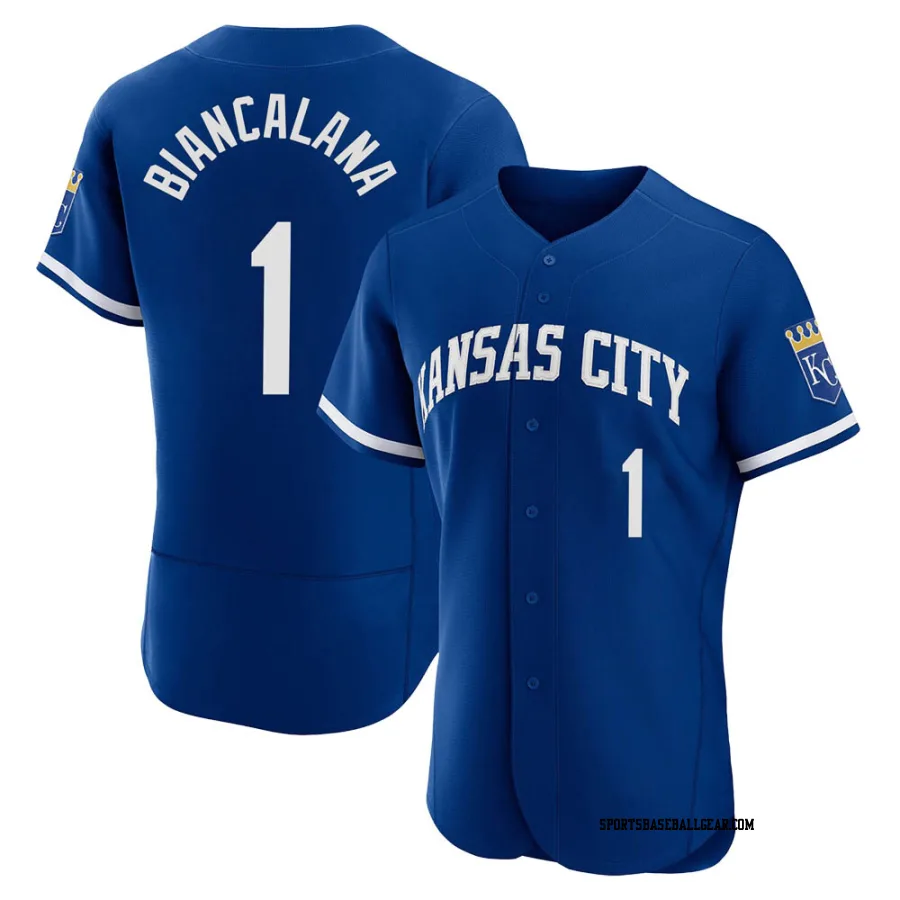 Buddy Biancalana Men's Kansas City Royals Royal Authentic 2022 Alternate Jersey