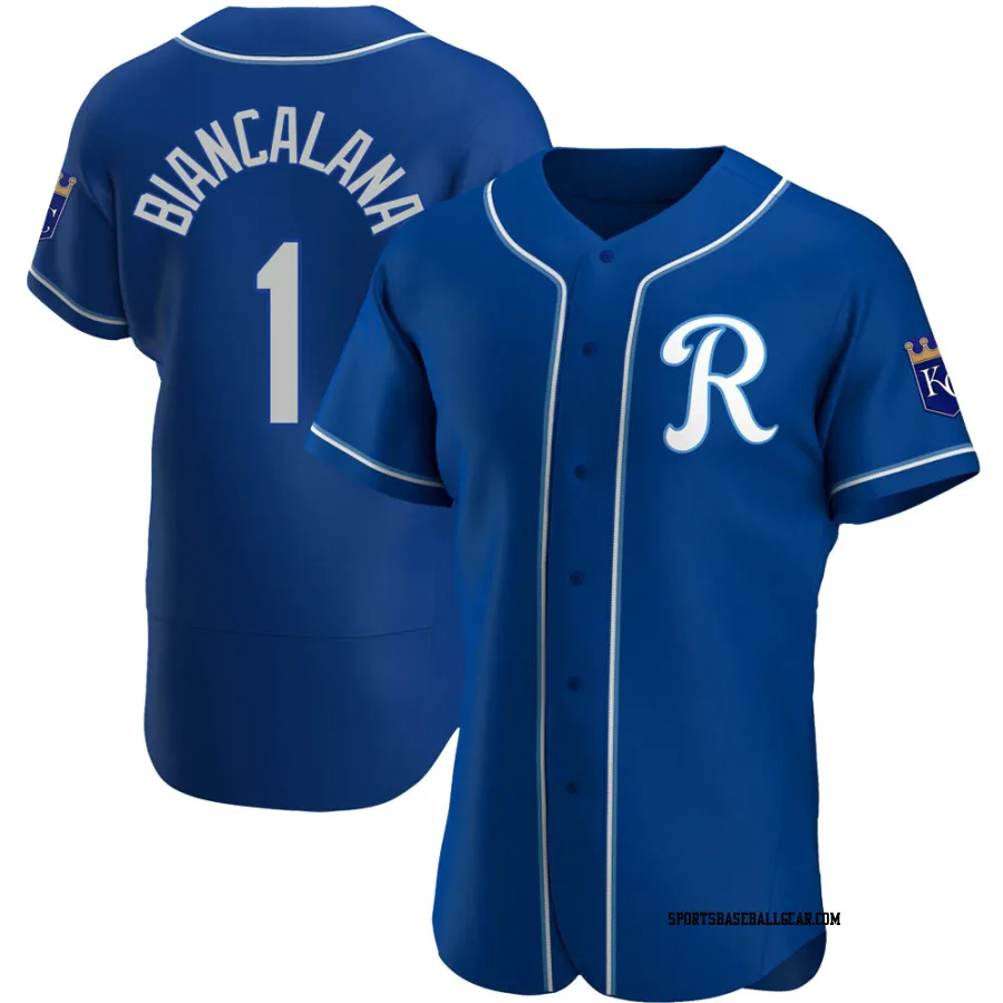 Buddy Biancalana Men's Kansas City Royals Royal Authentic Alternate Jersey