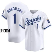 Buddy Biancalana Men's Kansas City Royals White Limited Home Jersey