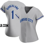 Buddy Biancalana Women's Kansas City Royals Gray Authentic 2022 Road Jersey