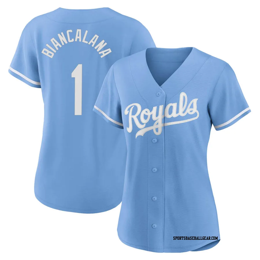 Buddy Biancalana Women's Kansas City Royals Light Blue Authentic 2022 Alternate Jersey