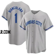 Buddy Biancalana Youth Kansas City Royals Gray Replica 2022 Road Jersey