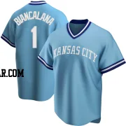 Buddy Biancalana Youth Kansas City Royals Light Blue Replica Road Cooperstown Collection Jersey