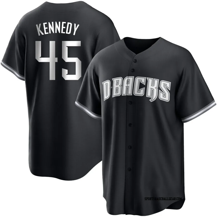 Buddy Kennedy Men's Arizona Diamondbacks Black/White Replica Jersey