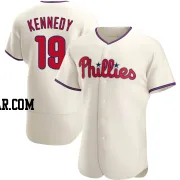 Buddy Kennedy Men's Philadelphia Phillies Cream Authentic Alternate Jersey