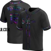 Buddy Kennedy Men's St. Louis Cardinals Black Holographic Replica Alternate Jersey