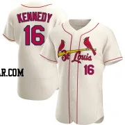 Buddy Kennedy Men's St. Louis Cardinals Cream Authentic Alternate Jersey