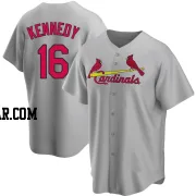 Buddy Kennedy Men's St. Louis Cardinals Gray Replica Road Jersey