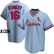 Buddy Kennedy Men's St. Louis Cardinals Light Blue Replica Road Cooperstown Collection Jersey