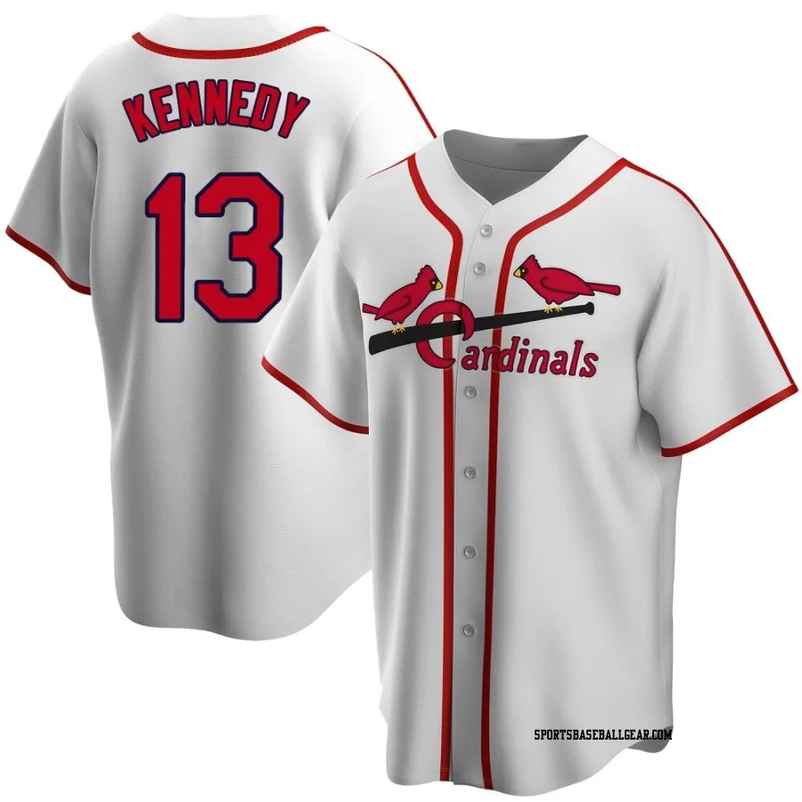 Buddy Kennedy Men's St. Louis Cardinals White Home Cooperstown Collection Jersey