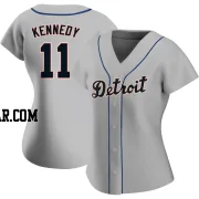 Buddy Kennedy Women's Detroit Tigers Gray Authentic Road Jersey