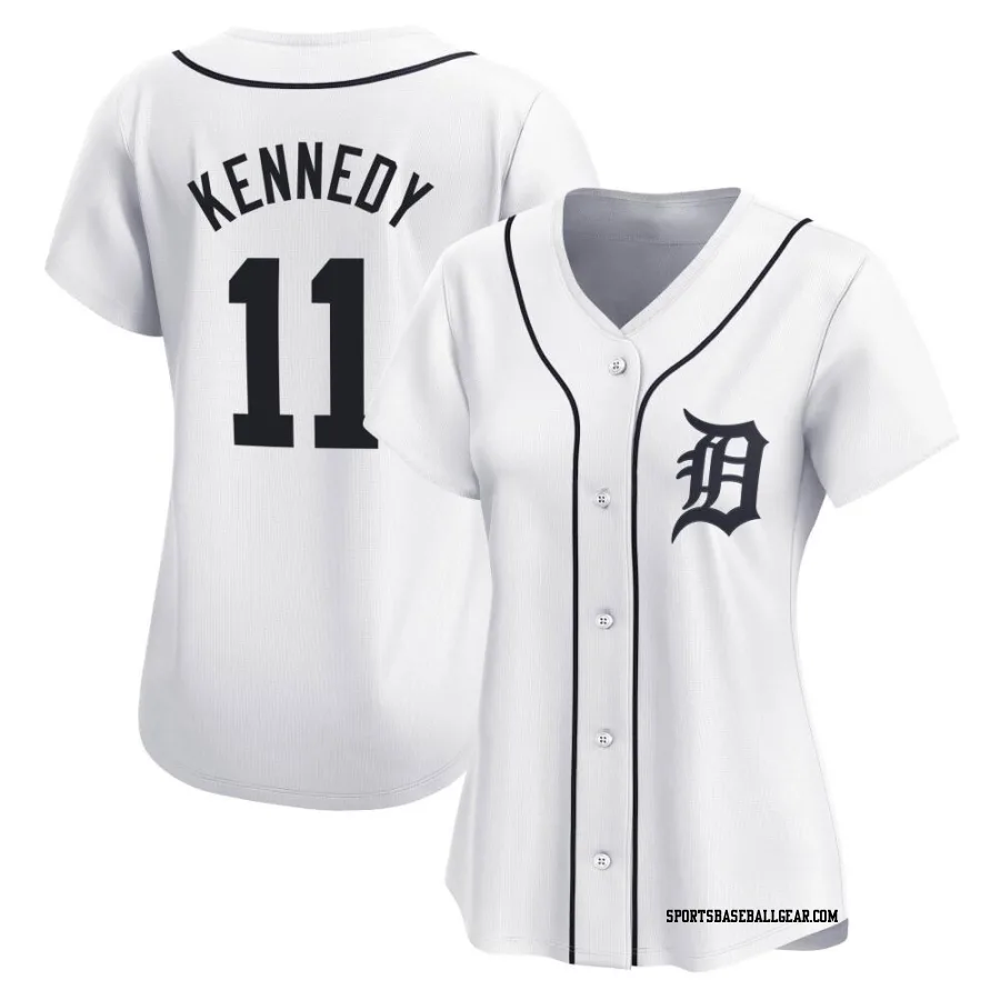 Buddy Kennedy Women's Detroit Tigers White Limited Home Jersey