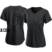 Buddy Kennedy Women's Philadelphia Phillies Black Authentic Pitch Fashion Jersey