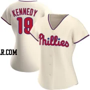 Buddy Kennedy Women's Philadelphia Phillies Cream Authentic Alternate Jersey