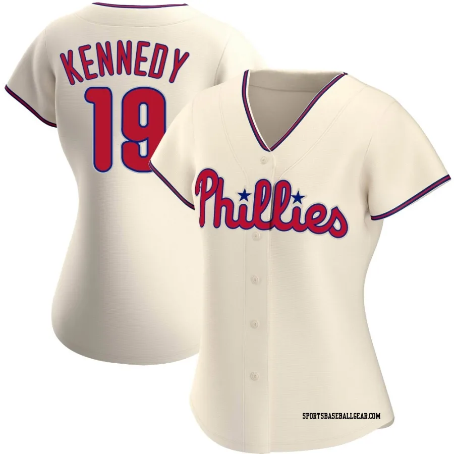 Buddy Kennedy Women's Philadelphia Phillies Cream Replica Alternate Jersey