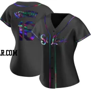 Buddy Kennedy Women's St. Louis Cardinals Black Holographic Replica Alternate Jersey