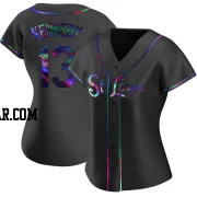 Buddy Kennedy Women's St. Louis Cardinals Black Holographic Replica Alternate Jersey