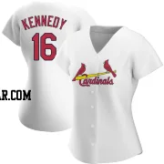 Buddy Kennedy Women's St. Louis Cardinals White Authentic Home Jersey