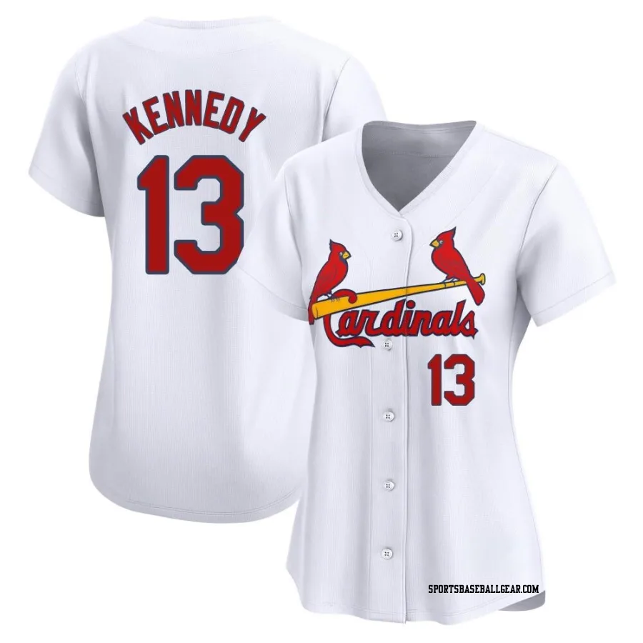 Buddy Kennedy Women's St. Louis Cardinals White Limited Home Jersey