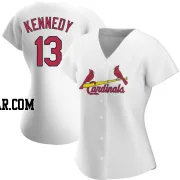 Buddy Kennedy Women's St. Louis Cardinals White Replica Home Jersey