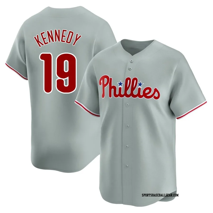 Buddy Kennedy Youth Philadelphia Phillies Gray Limited Away Jersey