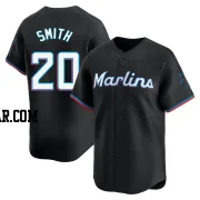 Burch Smith Men's Miami Marlins Black Limited Alternate Jersey