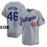 Burt Hooton Men's Los Angeles Dodgers Gray Limited Away Jersey