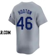 Burt Hooton Men's Los Angeles Dodgers Gray Limited Away Jersey