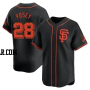 Buster Posey Men's San Francisco Giants Black Limited Alternate Jersey