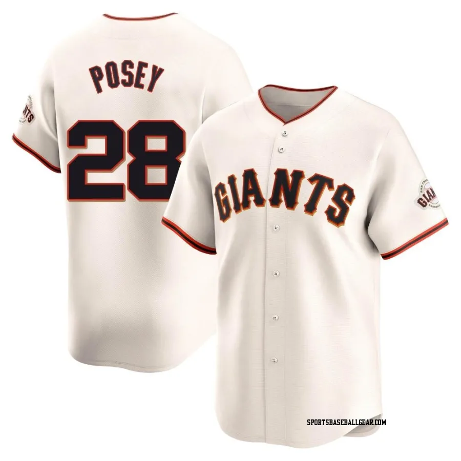 Buster Posey Men's San Francisco Giants Cream Limited Home Jersey