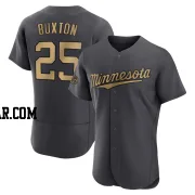 Byron Buxton Men's Minnesota Twins Charcoal Game Authentic 2022 All-Star Jersey