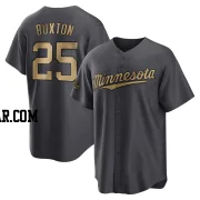 Byron Buxton Men's Minnesota Twins Charcoal Game Replica 2022 All-Star Jersey