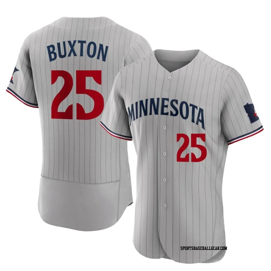 Byron Buxton Men's Minnesota Twins Gray Authentic Road Jersey