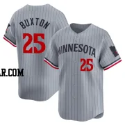 Byron Buxton Men's Minnesota Twins Gray Limited Road Jersey