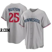 Byron Buxton Men's Minnesota Twins Gray Replica Road Jersey