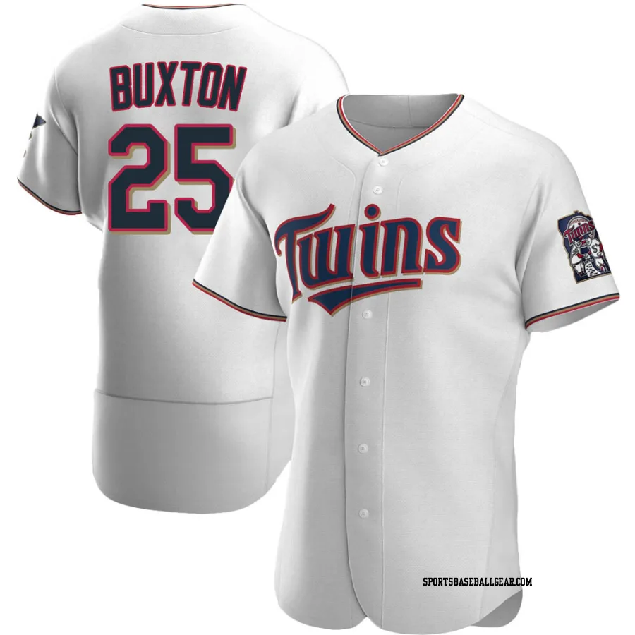 Byron Buxton Men's Minnesota Twins White Authentic Home Jersey