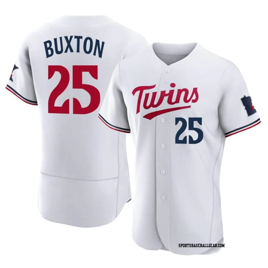 Byron Buxton Men's Minnesota Twins White Authentic Home Jersey