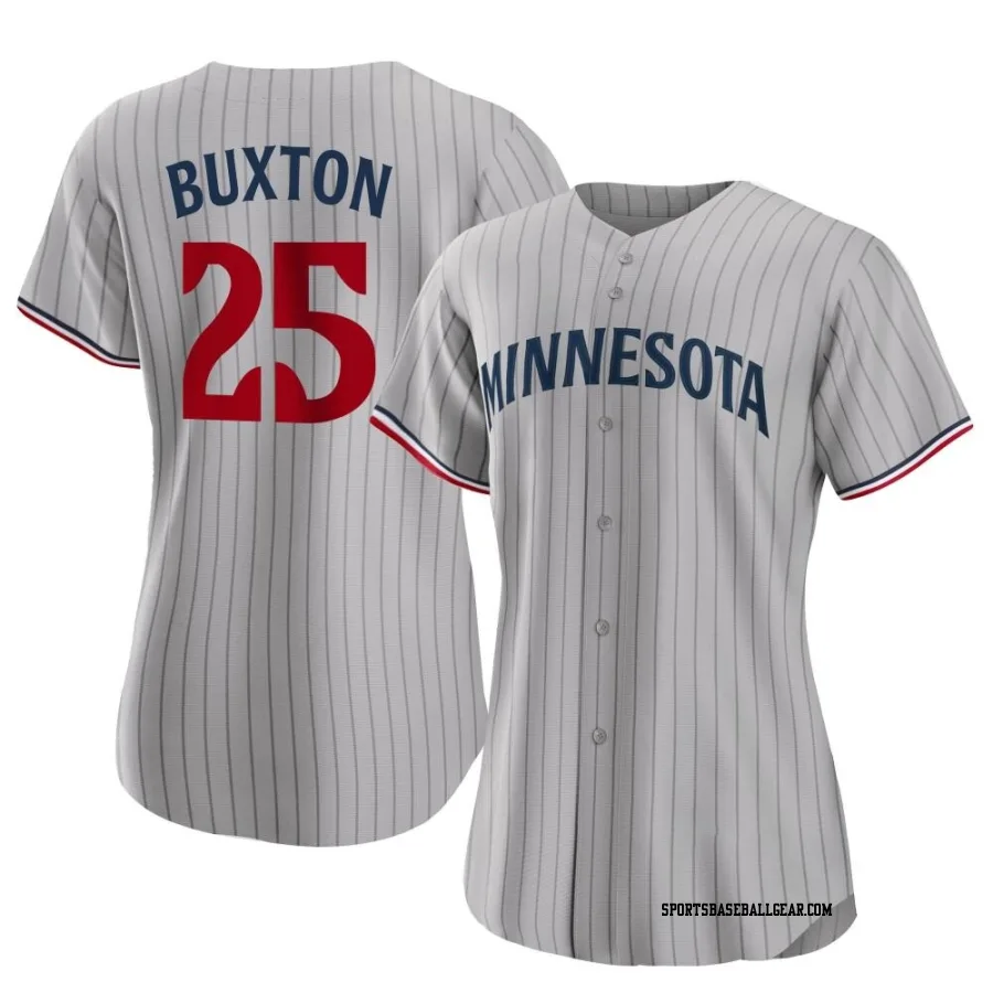 Byron Buxton Women's Minnesota Twins Gray Authentic Road Jersey