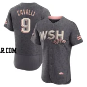 Cade Cavalli Men's Washington Nationals Gray Authentic 2022 City Connect Jersey