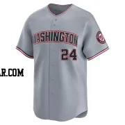 Cade Cavalli Men's Washington Nationals Gray Limited Road Jersey