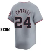 Cade Cavalli Men's Washington Nationals Gray Limited Road Jersey