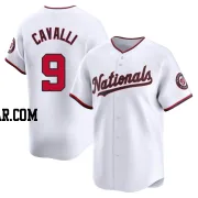 Cade Cavalli Men's Washington Nationals White Limited Home Jersey