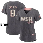 Cade Cavalli Women's Washington Nationals Gray Authentic 2022 City Connect Jersey