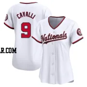 Cade Cavalli Women's Washington Nationals White Limited Home Jersey