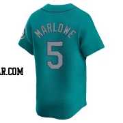 Cade Marlowe Men's Seattle Mariners Aqua Limited Alternate Jersey