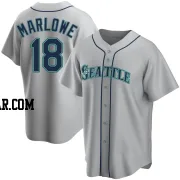 Cade Marlowe Men's Seattle Mariners Gray Replica Road Jersey